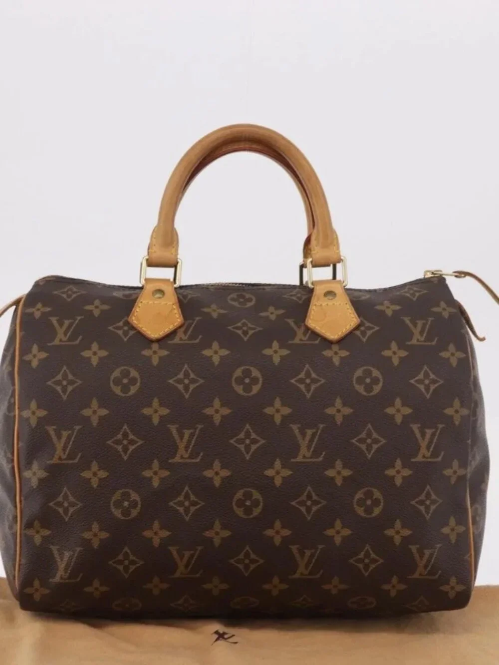 LOUIS VUITTON Monogram Speedy 30 Hand Bag M41526 LV Auth 187952A